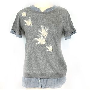 ANTHROPOLOGIE | Floreat Flutter Bird  NWT- Sz Sm *